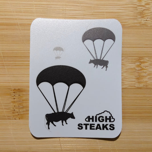 High Steaks Sticker