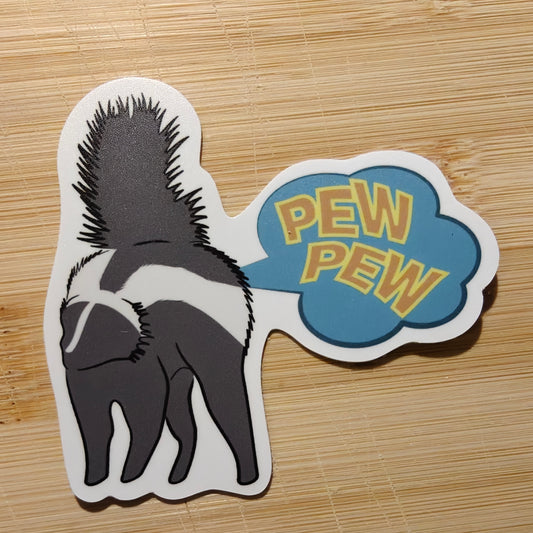 Pew Pew Sticker