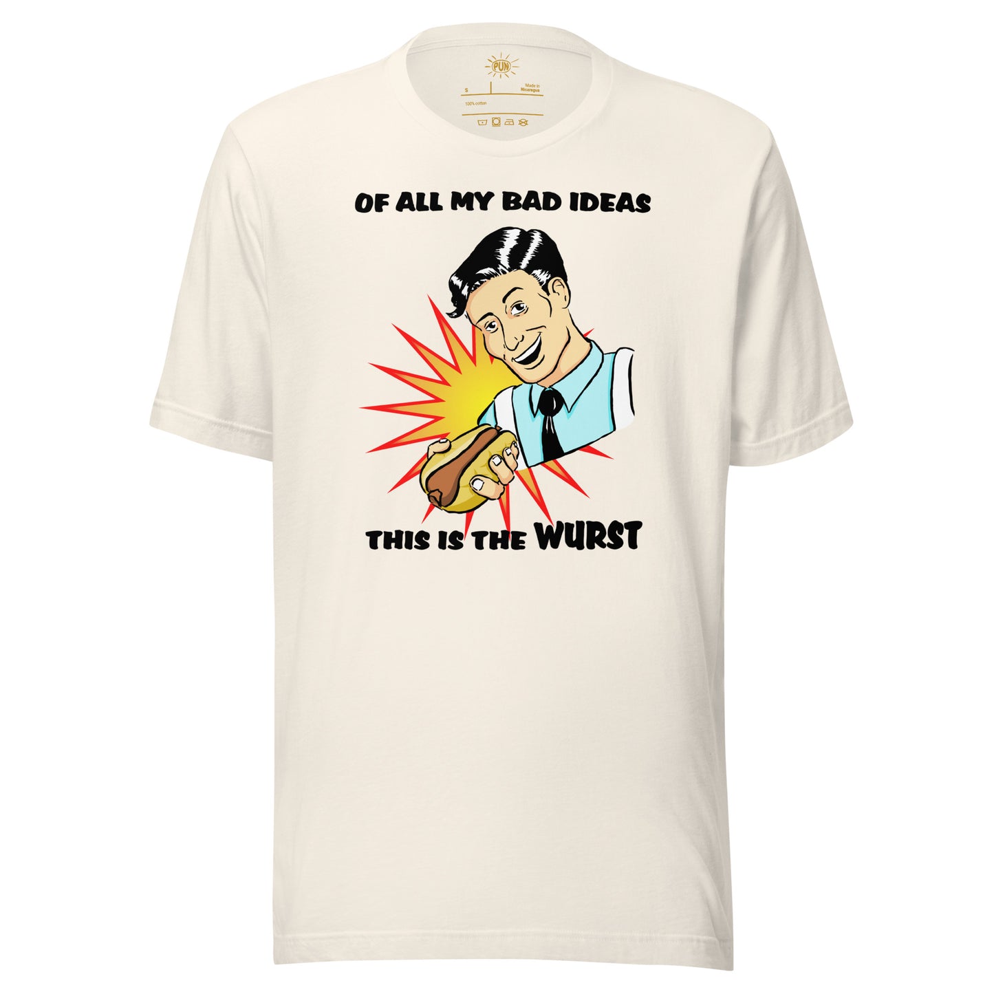 Wurst Idea T-shirt - Vintage White