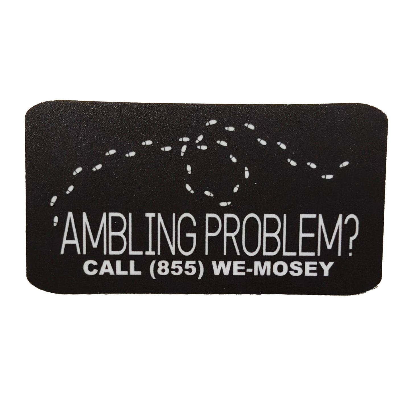 Ambling Problem Sticker