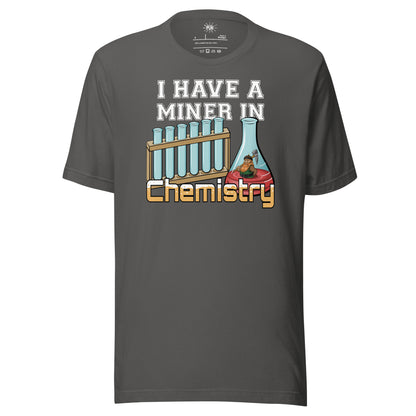 Miner in Chemistry T-shirt - Asphalt