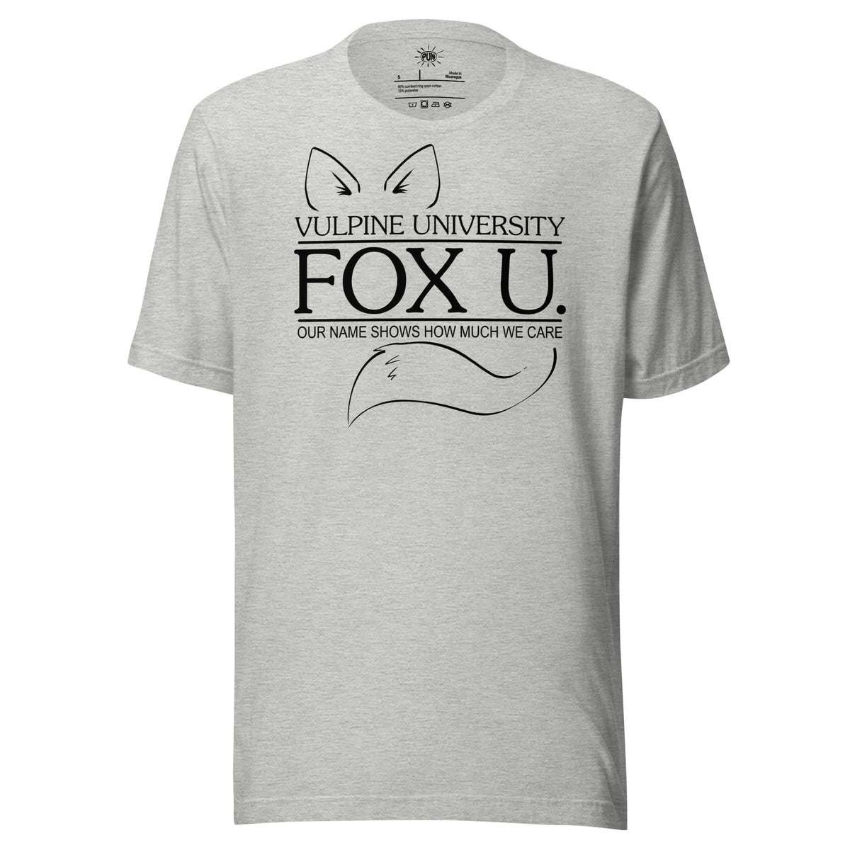Fox U T-shirt - Athletic Heather