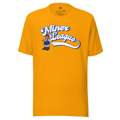 Miner League T-shirt - Gold