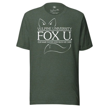 Fox U T-shirt - Heather Forest