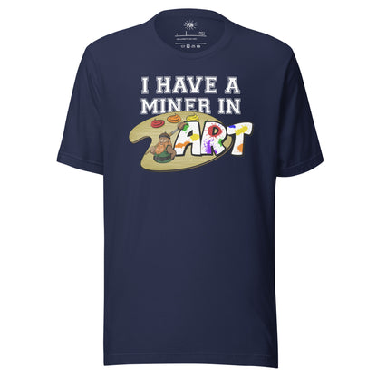 Miner in Art T-shirt - Navy