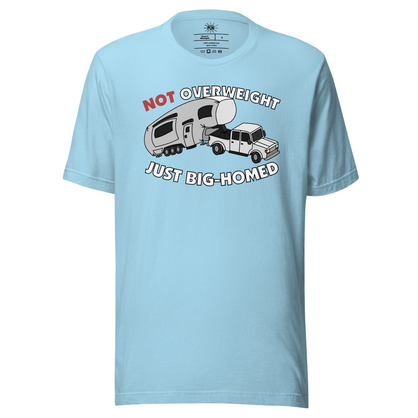 Big-Homed T-shirt - Ocean Blue