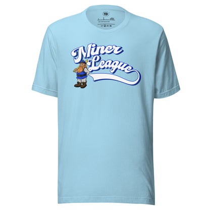 Miner League T-shirt - Ocean Blue