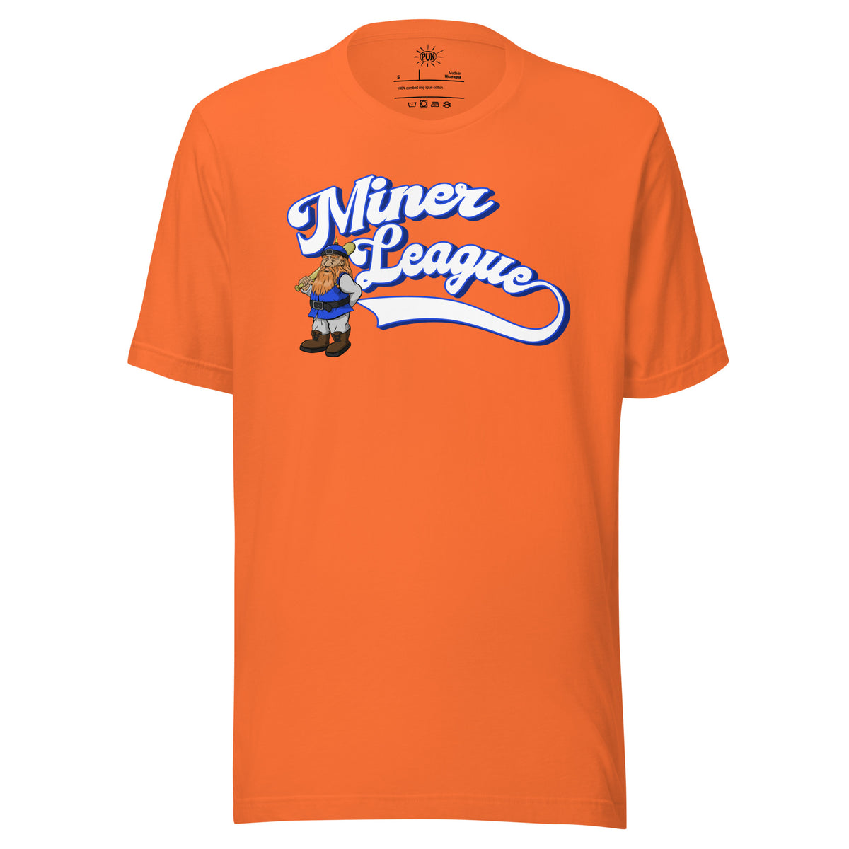 Miner League T-shirt - Orange