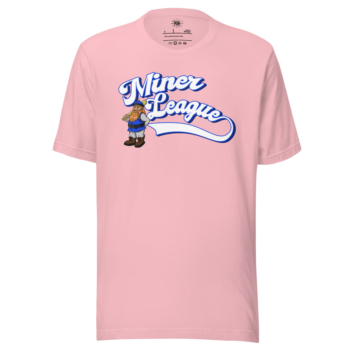 Miner League T-shirt - Pink