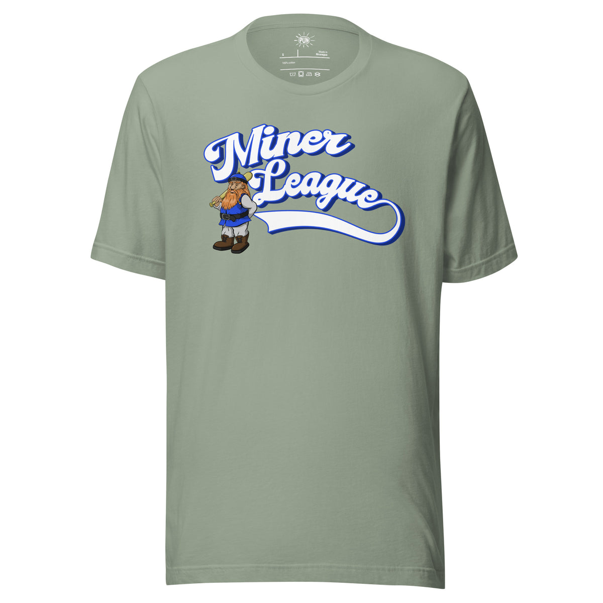 Miner League T-shirt - Sage