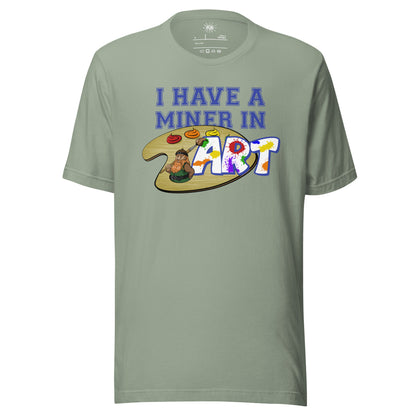 Miner in Art T-shirt - Sage