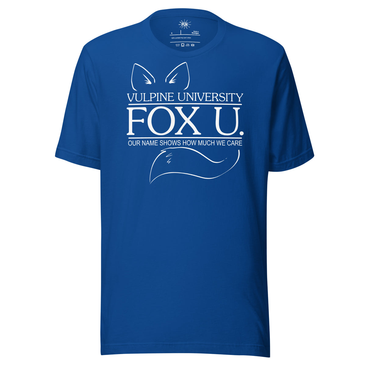 Fox U T-shirt - True Royal