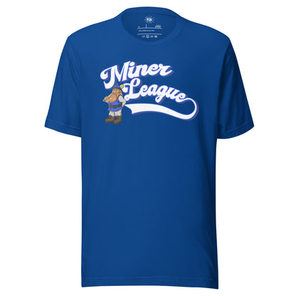Miner League T-shirt - True Royal