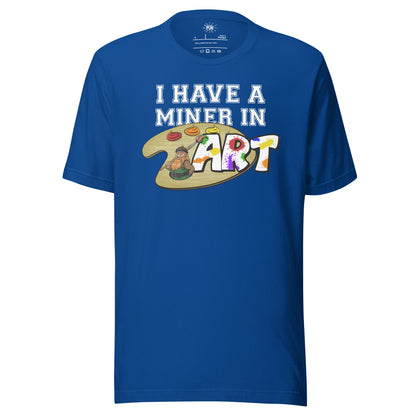 Miner in Art T-shirt - True Royal