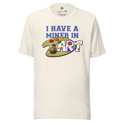 Miner in Art T-shirt - Vintage White
