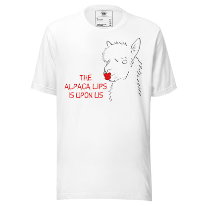 Alpaca Lips T-shirt - White